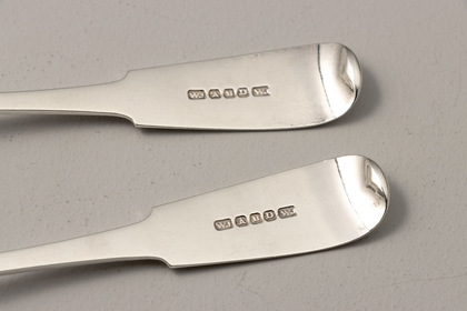 Scottish Provincial Silver Toddy Ladles (Pair) - Aberdeen, William Jamieson